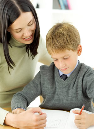 Students studying for the SHSAT exam