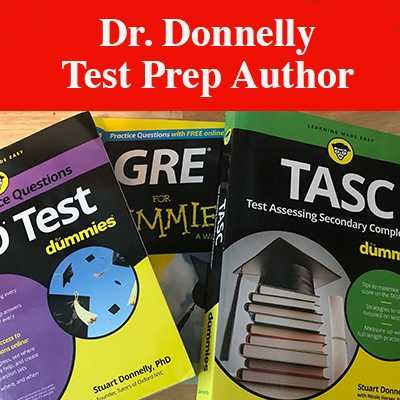 Dr. Donnelly critically acclaimed test prep book author