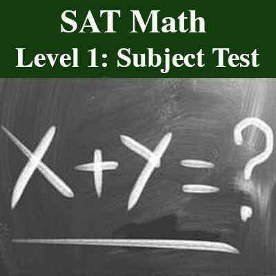 SAT Mathematics Level 1 Subject Test